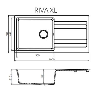GRANMASTER RIVA XL INSET BLACK METALLIC QUARTZ SINGLE BOWL SINGLE DRAINER SINK, GRA0011 GRANMASTER RIVA XL INSET BLACK METALLIC QUARTZ SINGLE BOWL SINGLE DRAINER SINK, GRA0011
